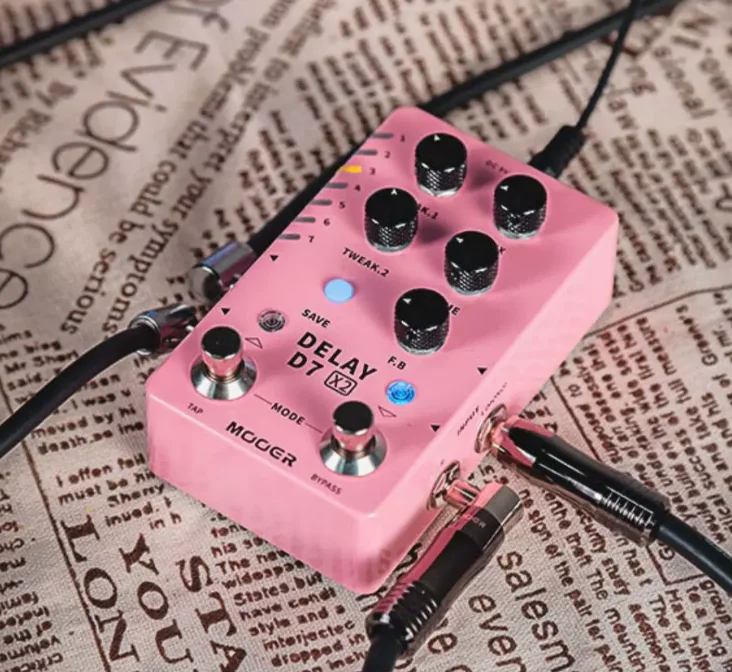 R7 X2 Reverb Stereo Guitar Pedal 14 Modes Spring Hall Room Infinite Function