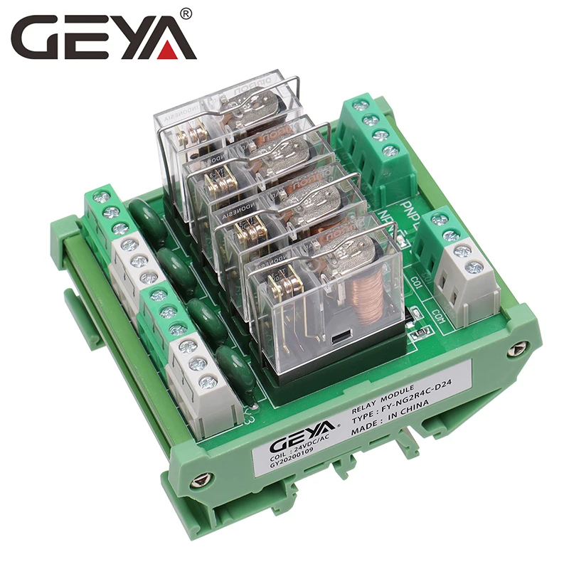 GEYA NG2R 2/4/8/16 Kanaals Relais Board 12V 24V Relais Board Afstandsbediening relaismodule AC DC 1NO1NC