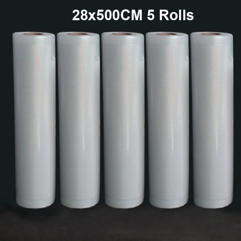 Sacs de cuisine pour scelleuse sous vide, sac de conservation sous vide, sac de scellage sous vide, emballage sous vide, 12/15/20/25/30 cm*500 cm