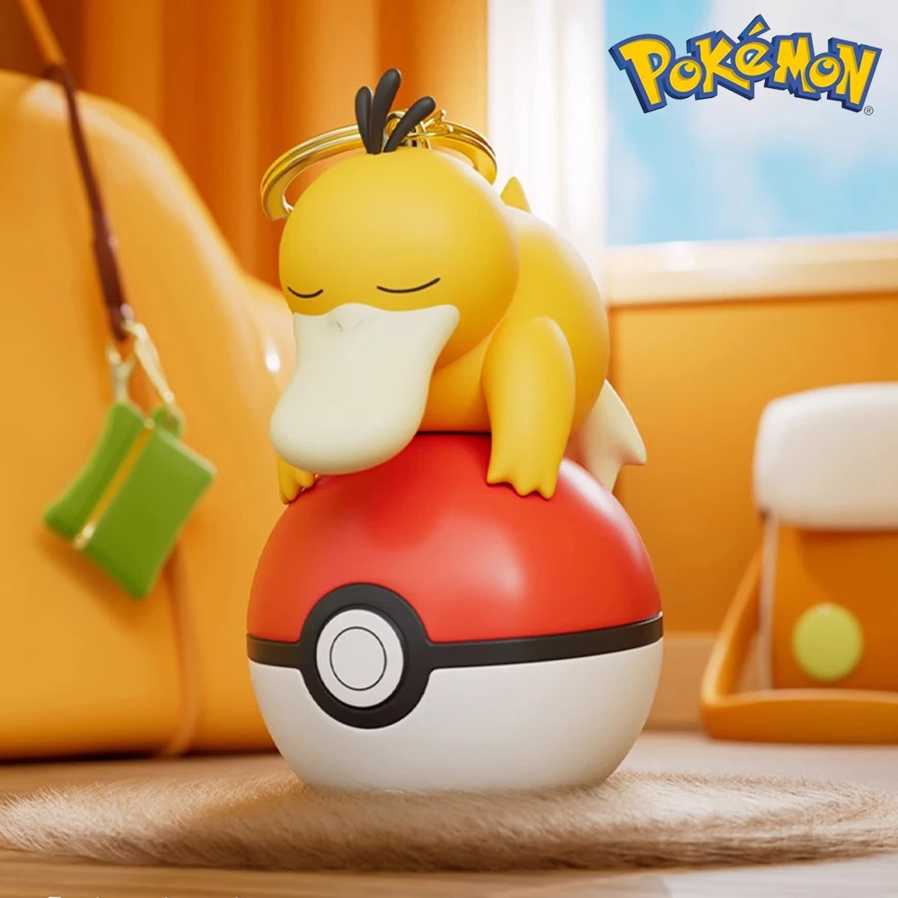 

Оригинальный брелок с подвеской в виде покемона, модель игрушки Piplup Psyduck Pikachu Bulbasaur, 6-7 см, фигурка, светящаяся в темноте игрушка в подарок