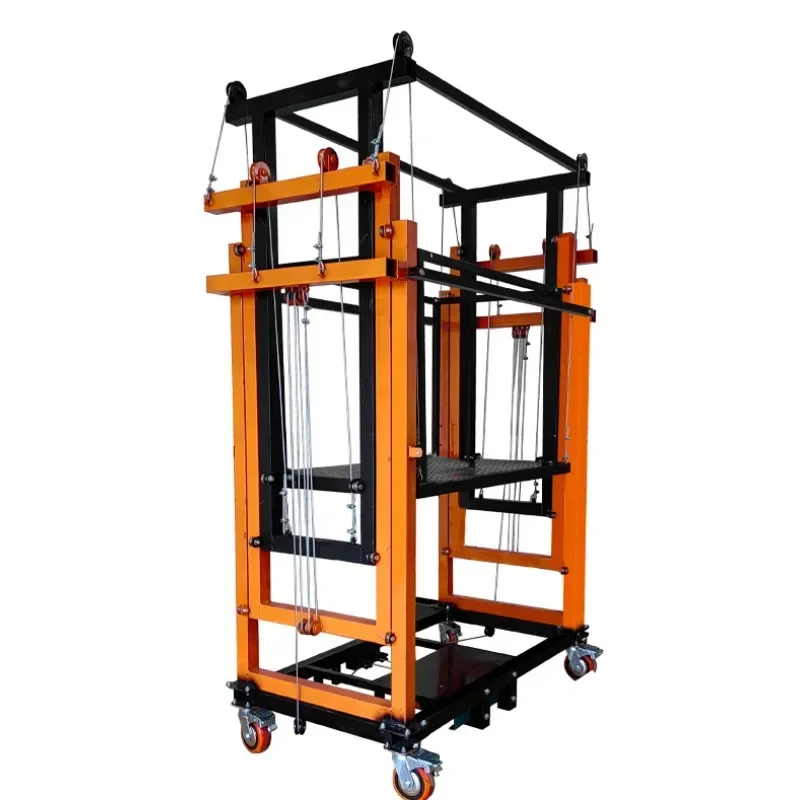 Mobile lifting platform lifting electric scaffolding wireless remote control automatic lift can be folded indoors