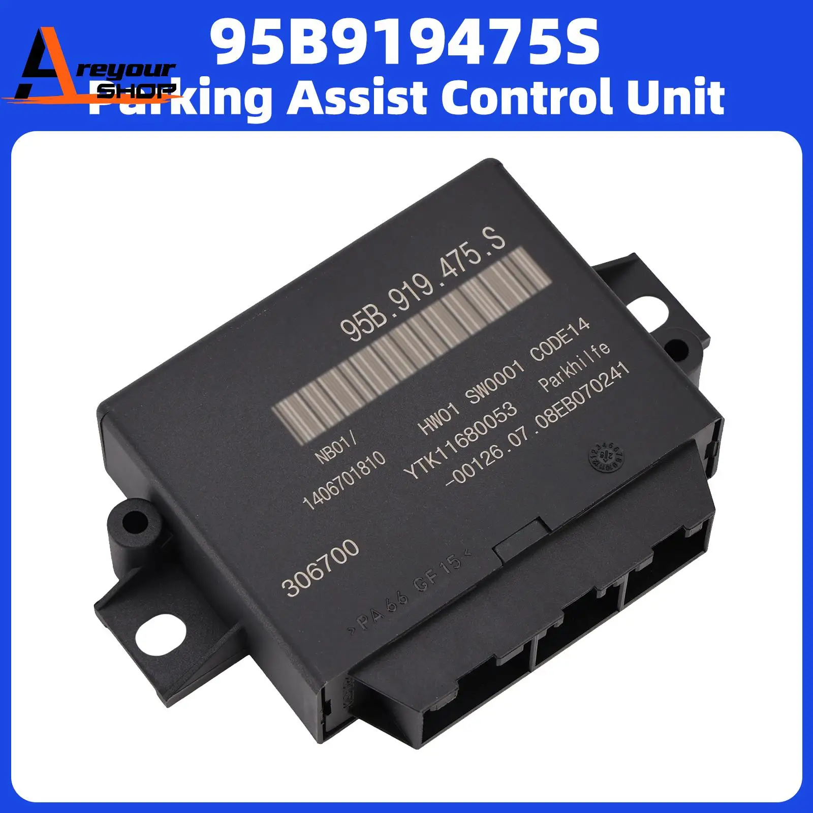 Areyourshop Parking Aid Park Assist Control Module 95B919475S for Porsche Macan 2021
