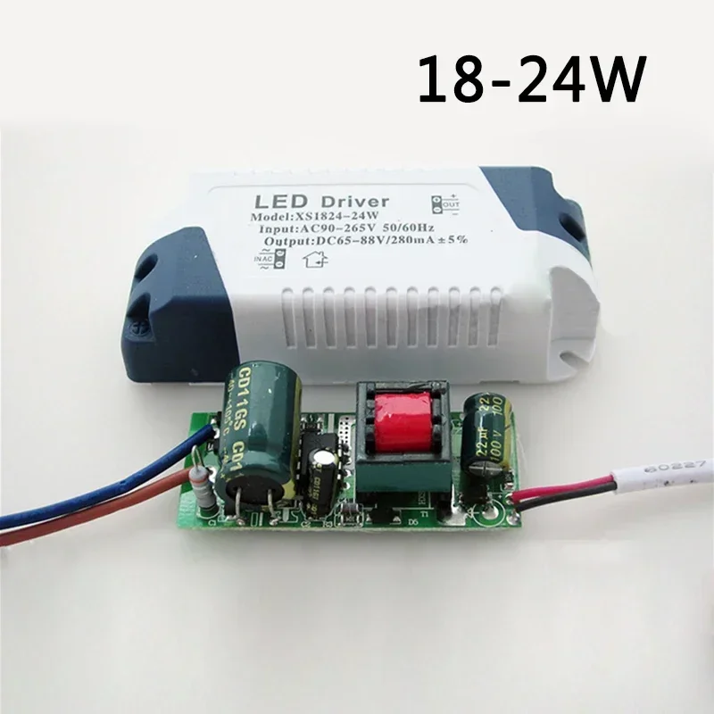 LED Driver AC 110V 220V Naar DC 12V 24V Verlichting Transformator LED-paneel Lamp Voeding Adapter 3W 4-7W 8-12W 13-18W 18-24W