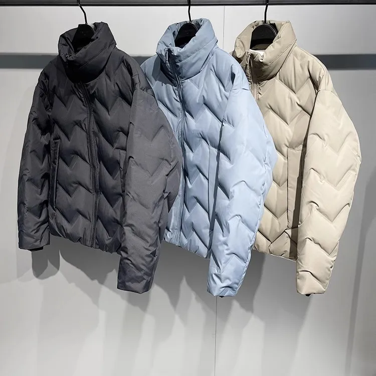 

Original Design Winter Men's ort Thiened Stand Collar Casual Du down Jaet Youth Faion Outerwear Polyester Nylon Com...