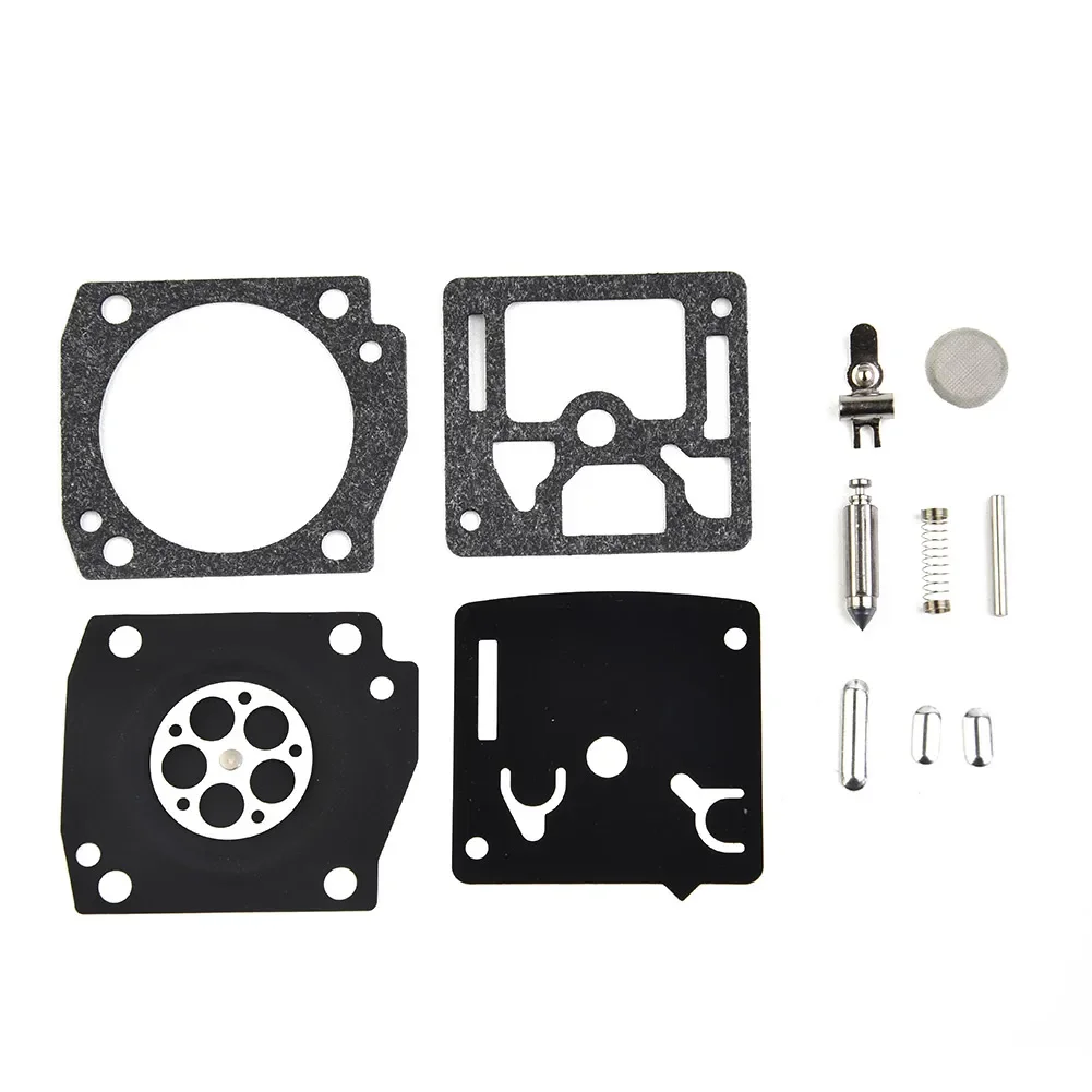 Carburetor Gasket Kit For 340 345 346 350 351 353 Grass Trimmer Brush Cutter Chainsaw Diaphragms Parts Repair Kit Garden Tools