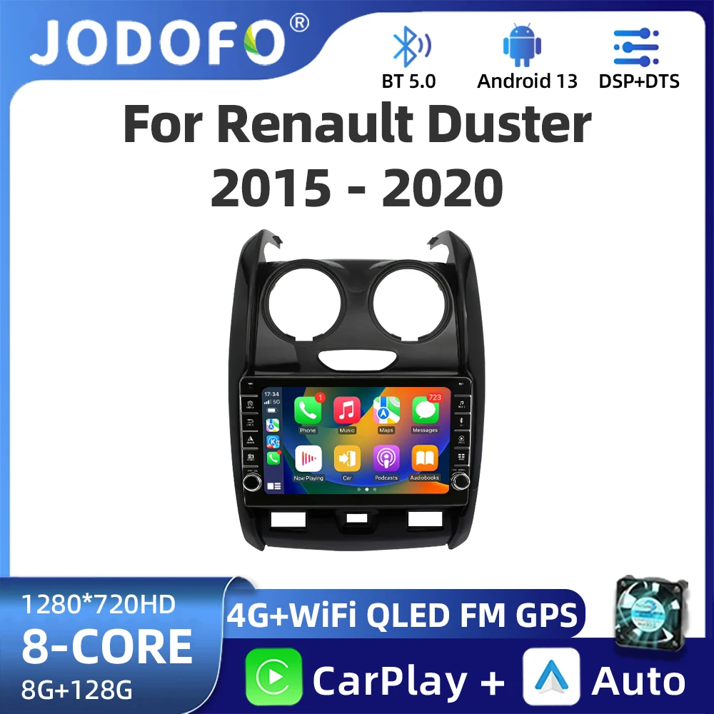 

2Din Android13 for Renault Duster 2015-2020 LADA Largus 2021 Car Radio Multimedia Video Player GPS Carplay Auto Autoradio Stereo