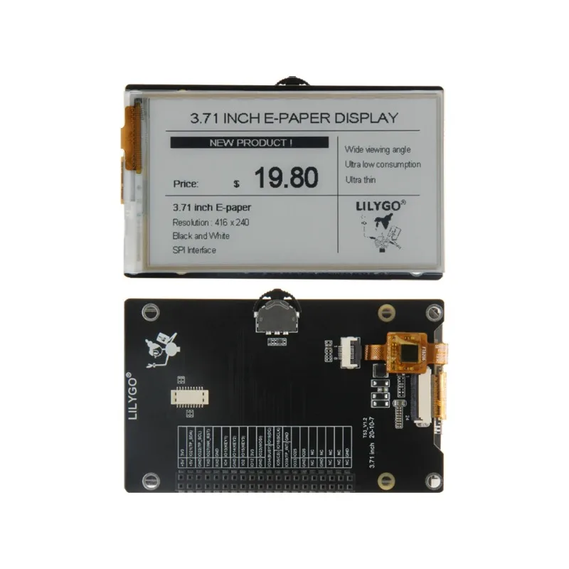 

LILYGO 3.71 Inch E-Ink Display Development Board for Raspberry Pi LILYPI Product Category E-Paper Modules