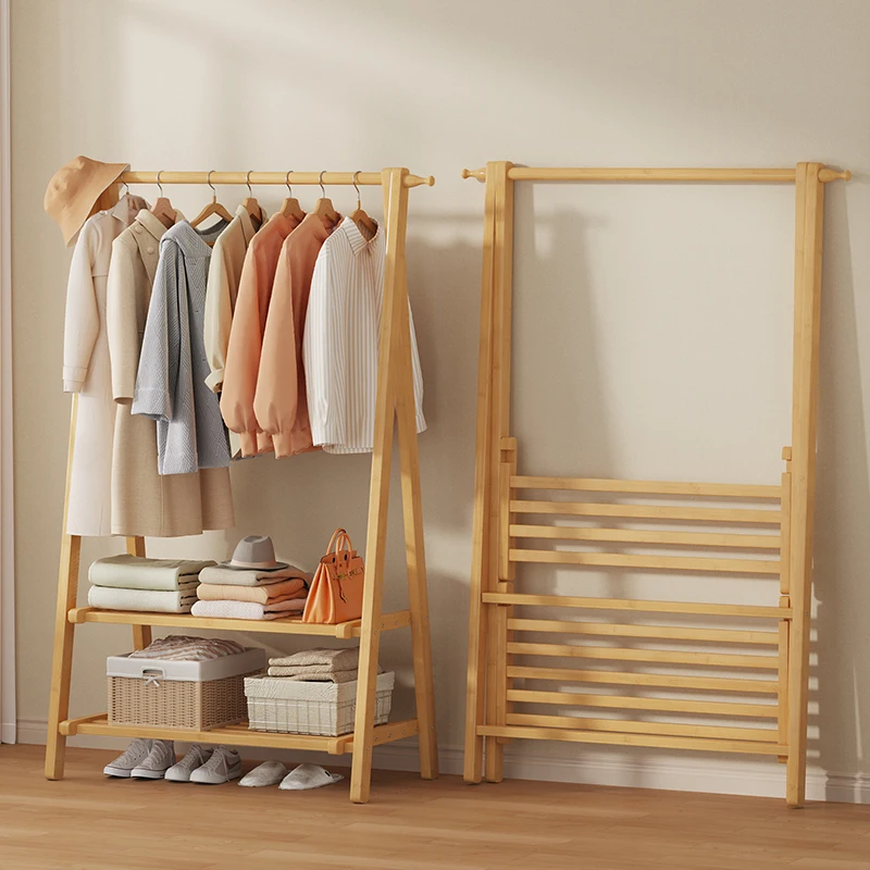 

Living Room Organizer Coat Racks Wooden Floor Adjustable Plant Shelves Minimalist Coat Racks Nordic Open Perchero Home Furniture