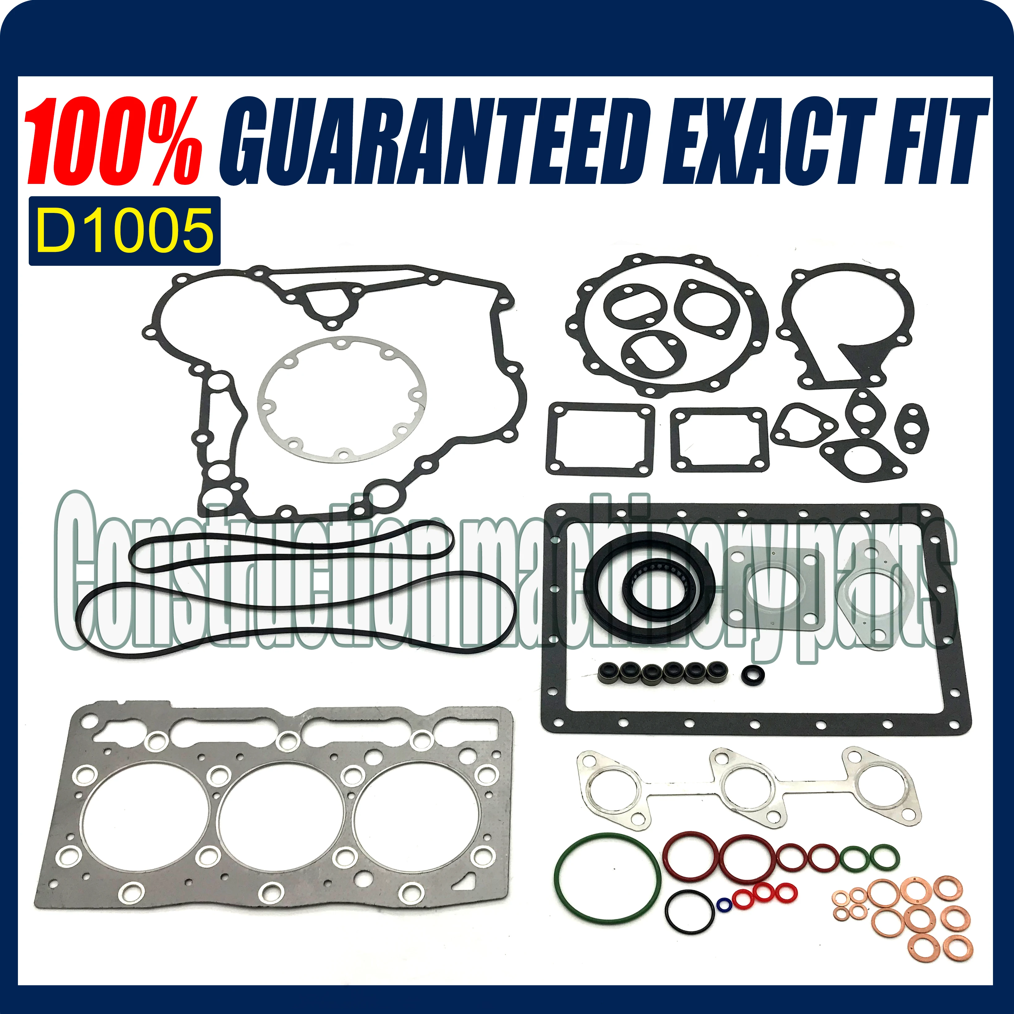 D1005 Engine Full Gasket Kit With Head Gasket For Kubota Diesel