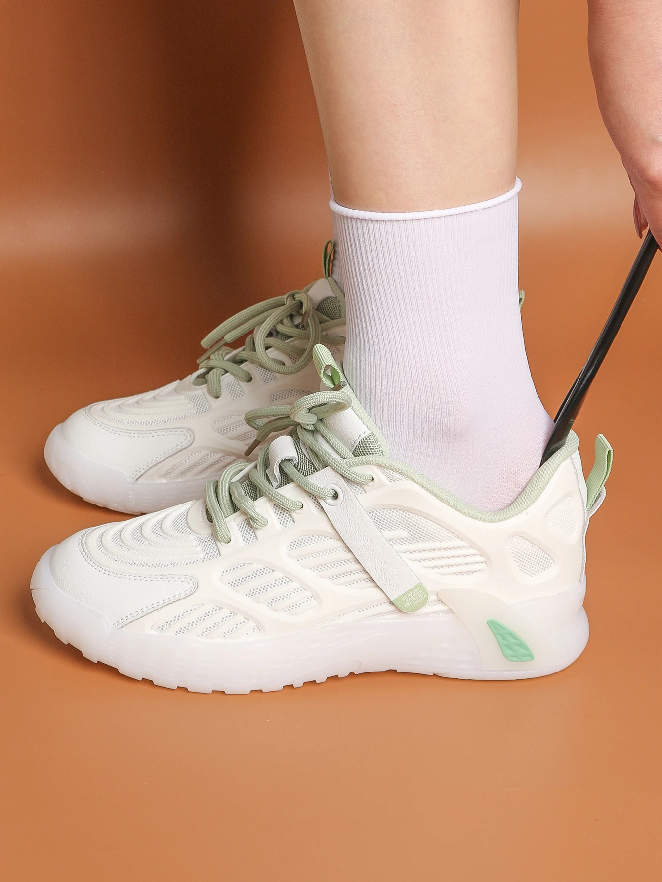 مساعد حذاء بلاستيكي من الجنس ، ارتداء حذاء ، سهل التشغيل والإيقاف ، أداة مساعدة على النوم قوية ، إكسسوارات أحذية ، ملونة ، 2: