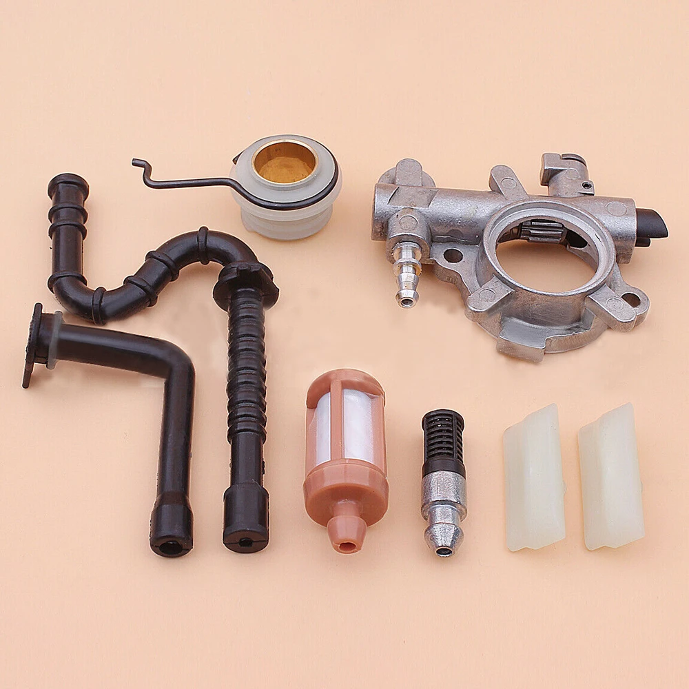Oil Pump Oiler Worm Gear Kit Motosserra Linha Filtro Lawn Mower Substituição Acessórios Stihl ms 360 Ms360 036 Pro Set