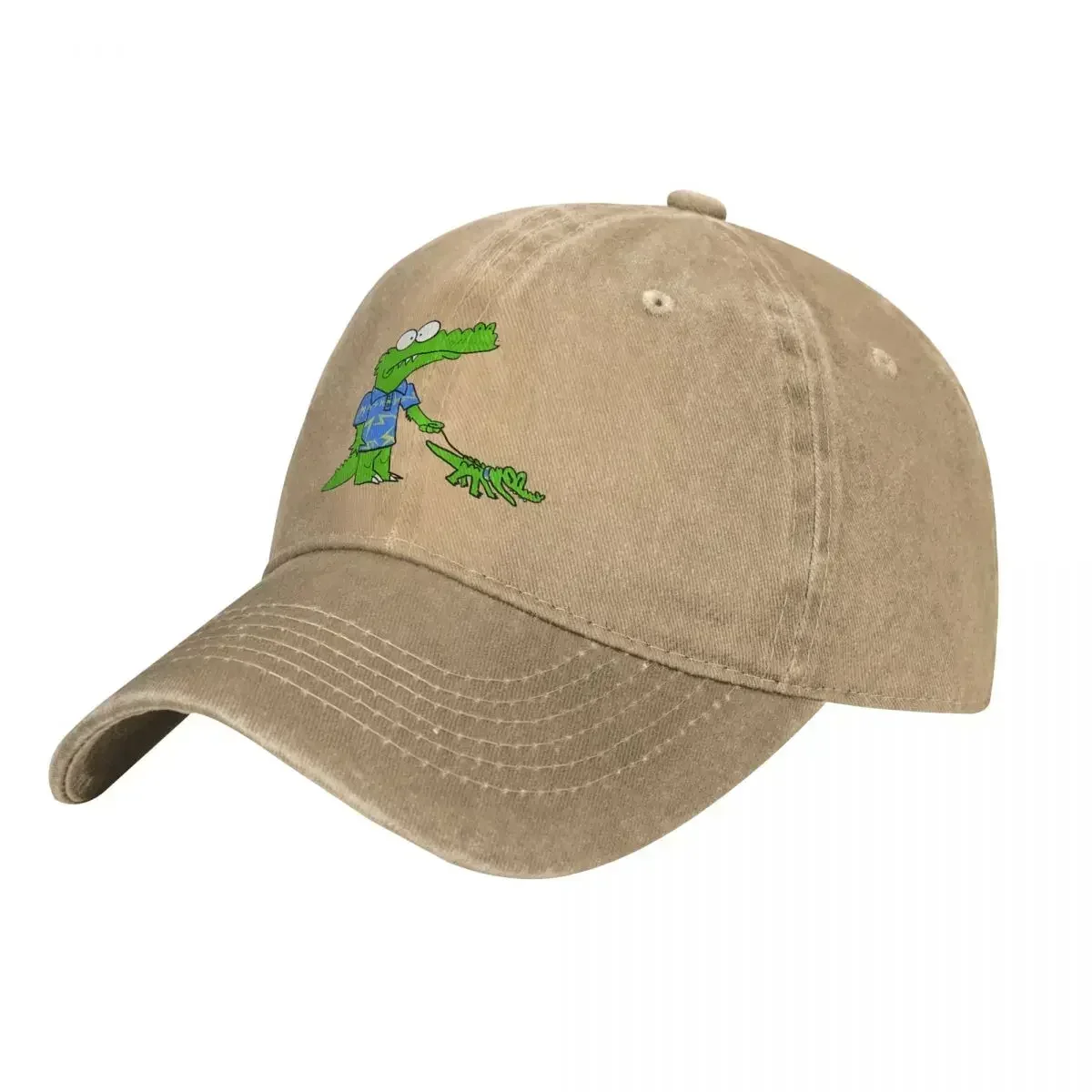 Pure Color Dad Hats Gator Dad Women's Hat Sun Visor Baseball Caps Animal Peaked Cap