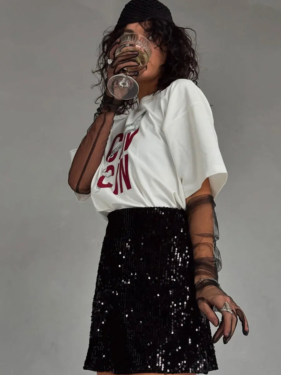 Hirsionsan Vintage Chic Graphic Printed T Shirt Women Summer Cotton Soft Short Sleeve Tee Female Oversized Higt Street Top 2025
