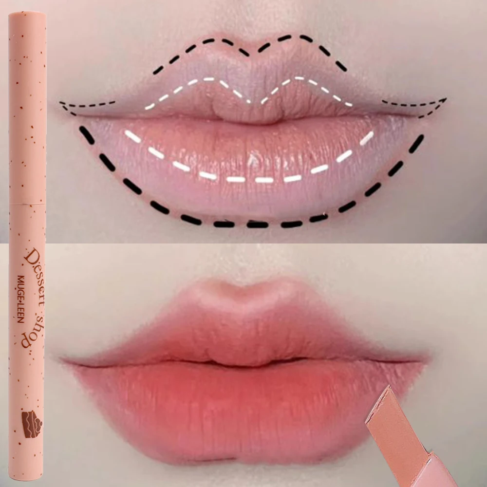 5 Colors Matte Lip Liner Pencil Nude Pink Matte Solid Lipstick Pen Sexy Long Lasting Moisturizer Lipliner Charming Lip Cosmetics