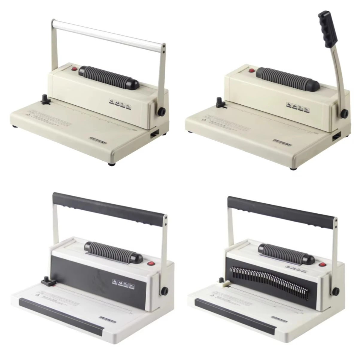 

WJW Easy to Use Paper Processing Machinery A4 Size Electric Coil Book Binding Machine S15