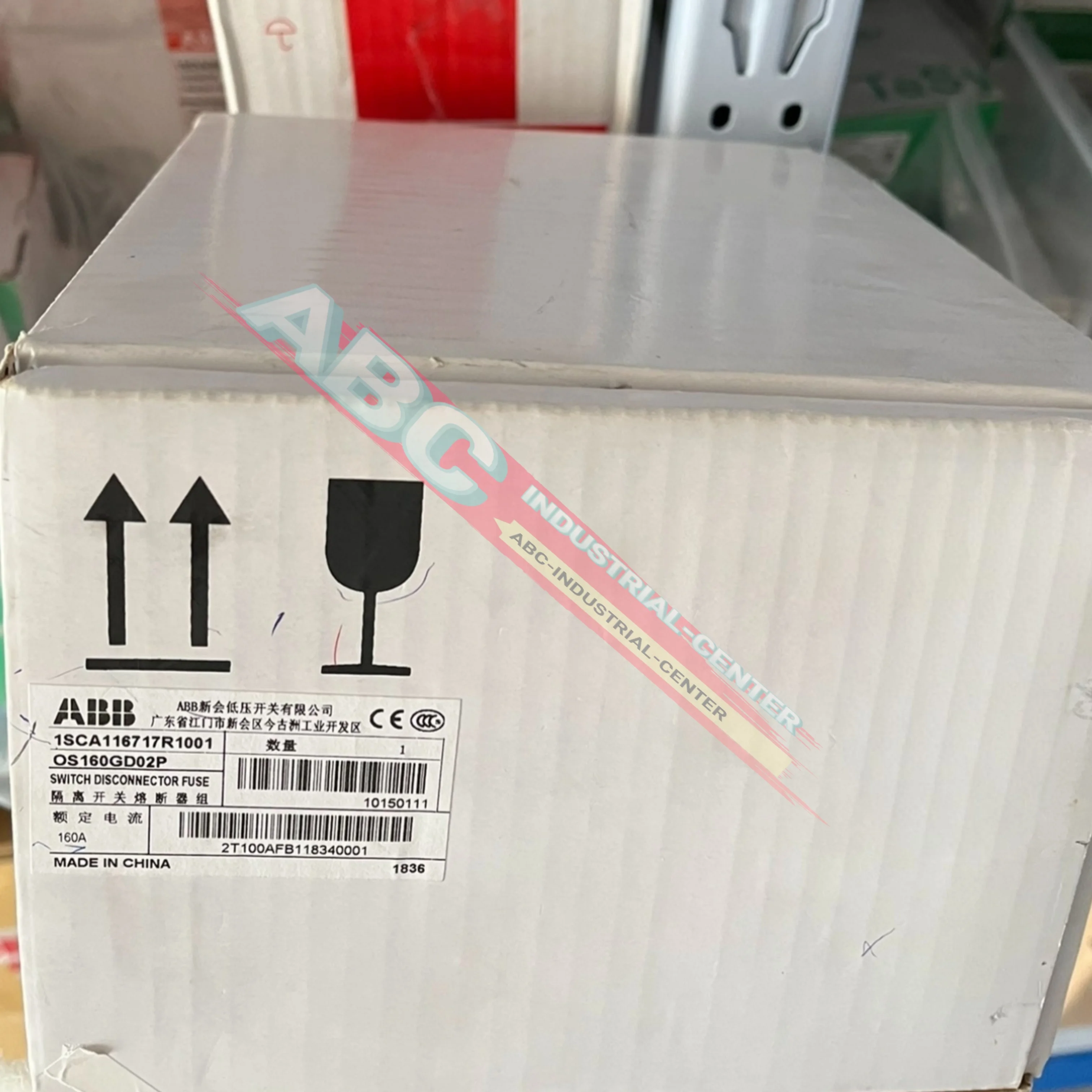 

Изолирующий предохранитель в сборе OS160GD02P 1SCA116717R1001 100% НОВЫЙ