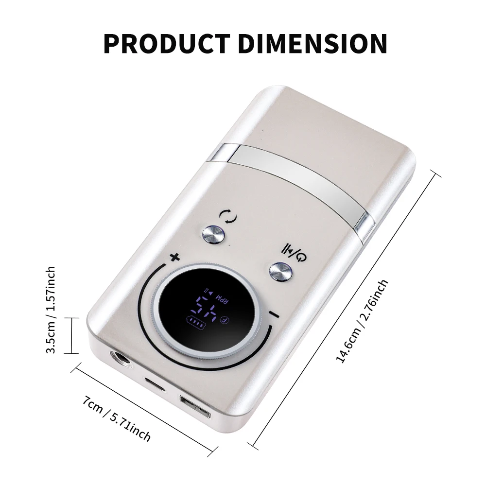 45000 دورة في الدقيقة المهنية ملف الأظافر قابلة للشحن الكهربائية مسمار الحفر آلة منخفضة الضوضاء مسمار ساندر ملف لأداة صالون مانيكير