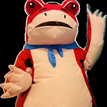 Funny Frog Costume Party Costume Cartoon Character Cosplay Costume Inflatable Costume Frog Suit