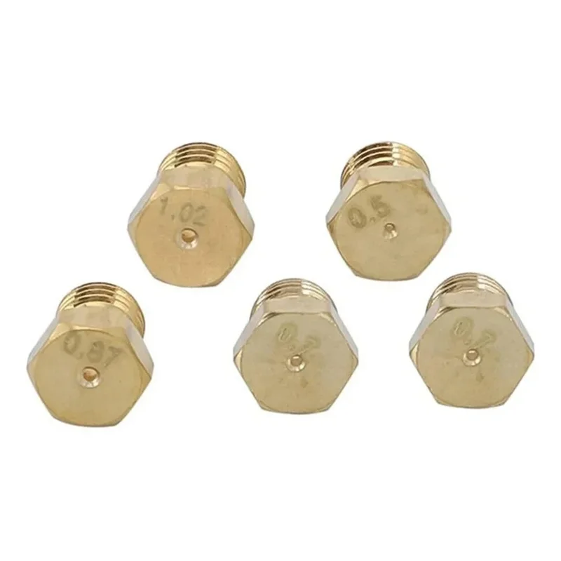 

ABFI Conversion Kit LPG Gas Jet Set 5Pcs Burner Gas Hob LPG. Propane Injector Stove Parts Nozzle Cookware Parts Nozzles