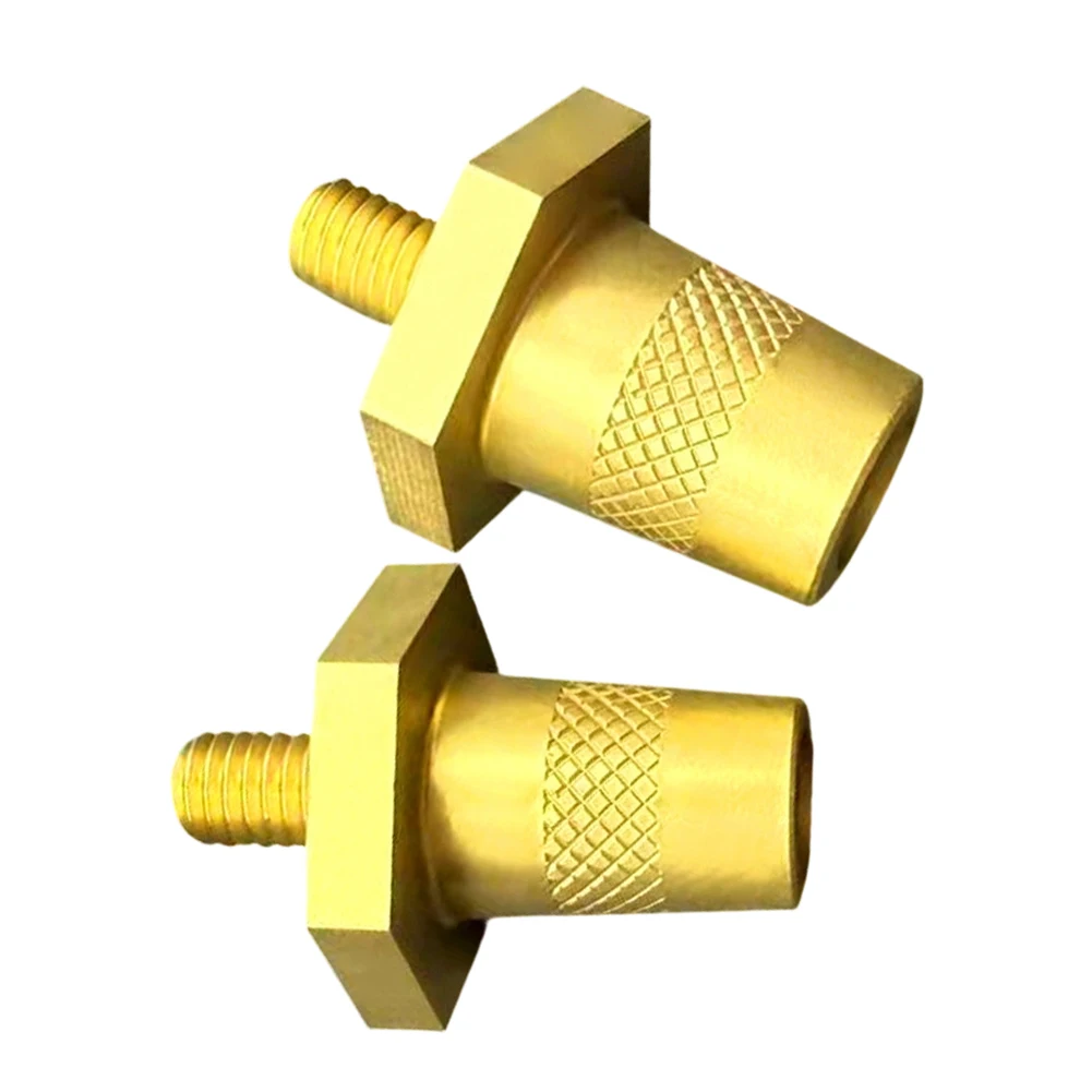 Conical Style Battery Terminals Made of Brass for Positive Negative Polarity 12V 36V Vehicle Starting and Power Distribution