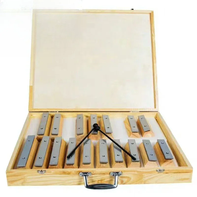 Folk musical instruments parent-child teaching aids, wooden sound bricks play the piano
