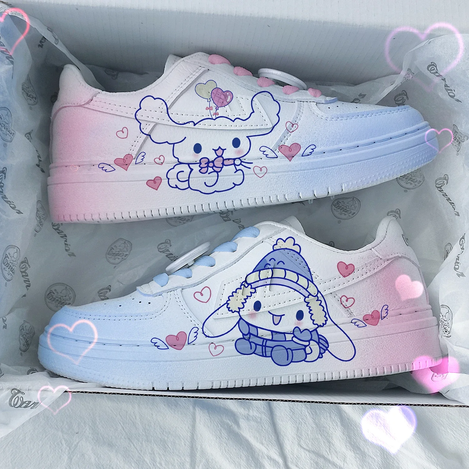 New cartoon Kuromi princess cute Casual shoes soft sports shoes for girlfriend gift EU size 35-44