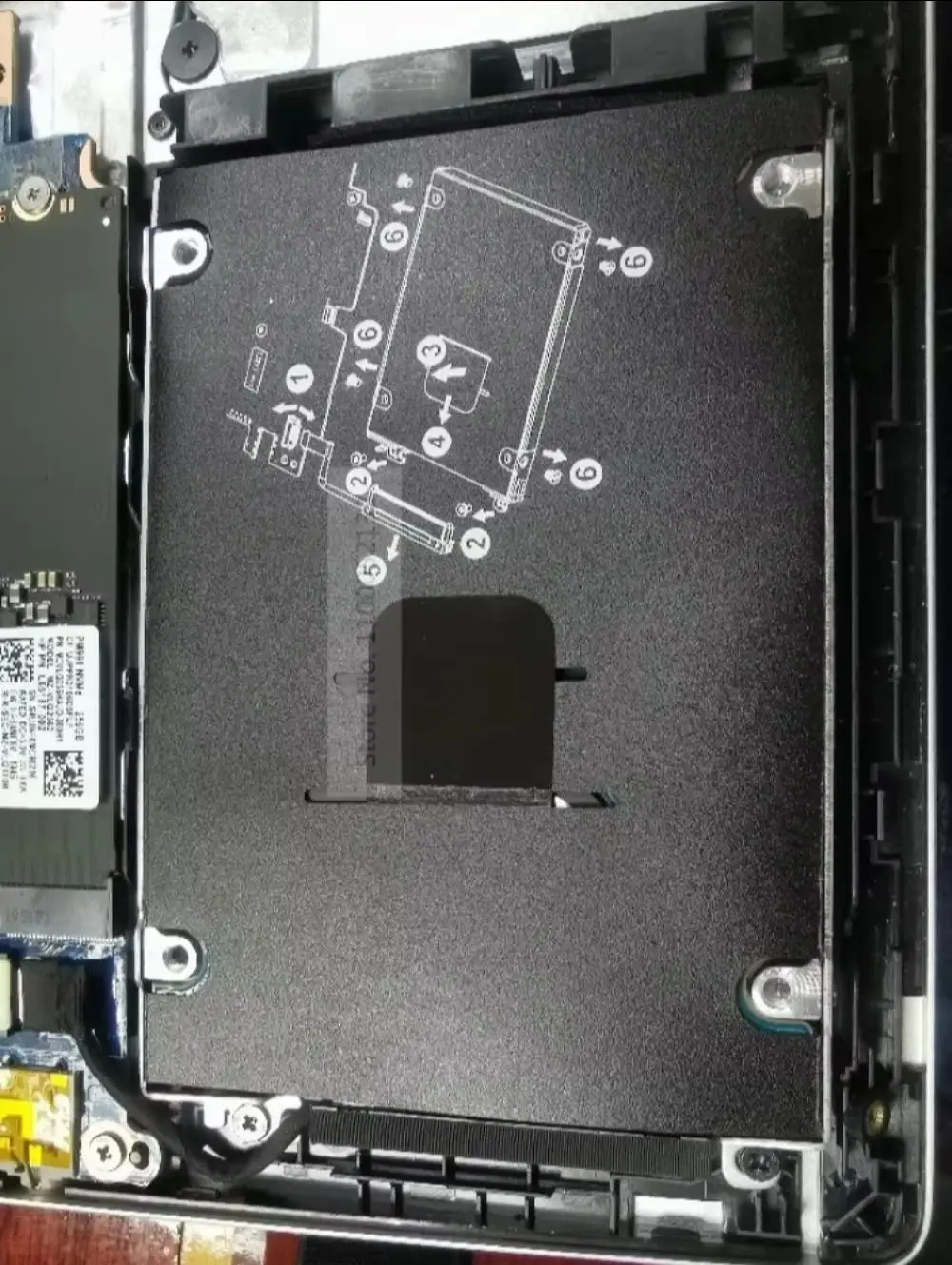2.5 SATA HDD SSD Hard Disk Drive Primary Caddy Frame Bracket Tray Holder kit for HP ProBook 430 440 445 450 455 G6 G7