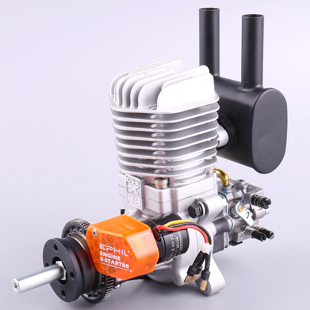 

Подходит для модели Ephil XG-38cc-R Pro, бензиновый двигатель, горячая пожарная головка, электрический стартер, одноцилиндровый задний фиксированный крыло