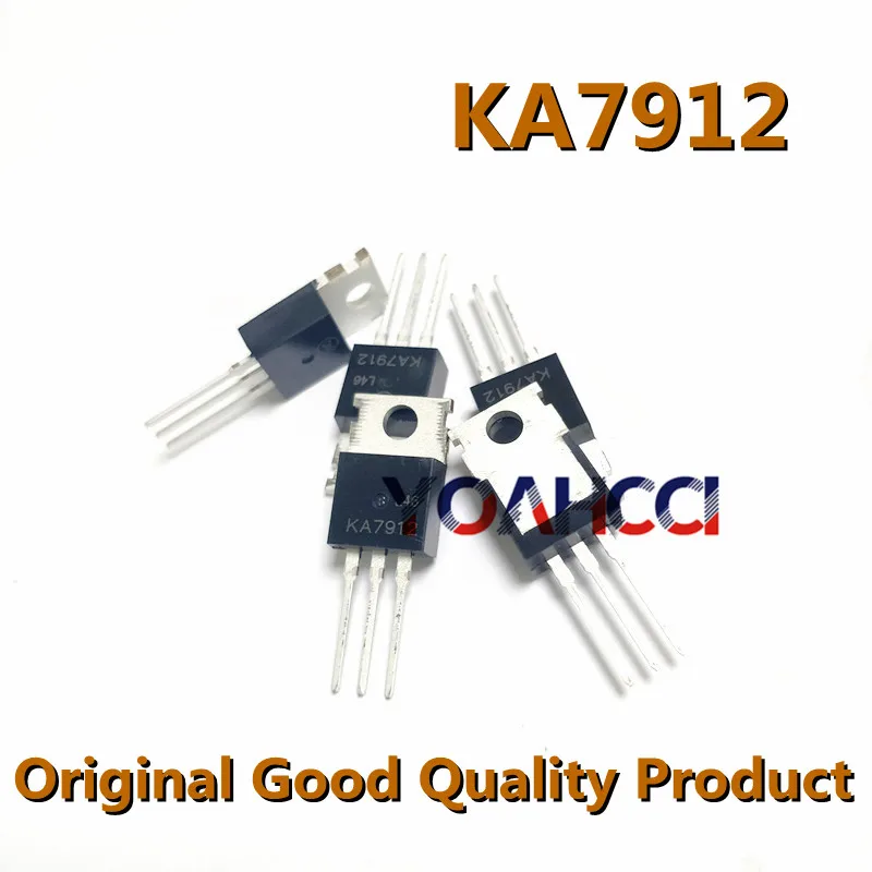 KA7912 10pcs/lot Brand New Spot Ka7912 TO220 Transistor PNP Triple-Terminal Voltage-Regulator Tube Large Chip Current in stock
