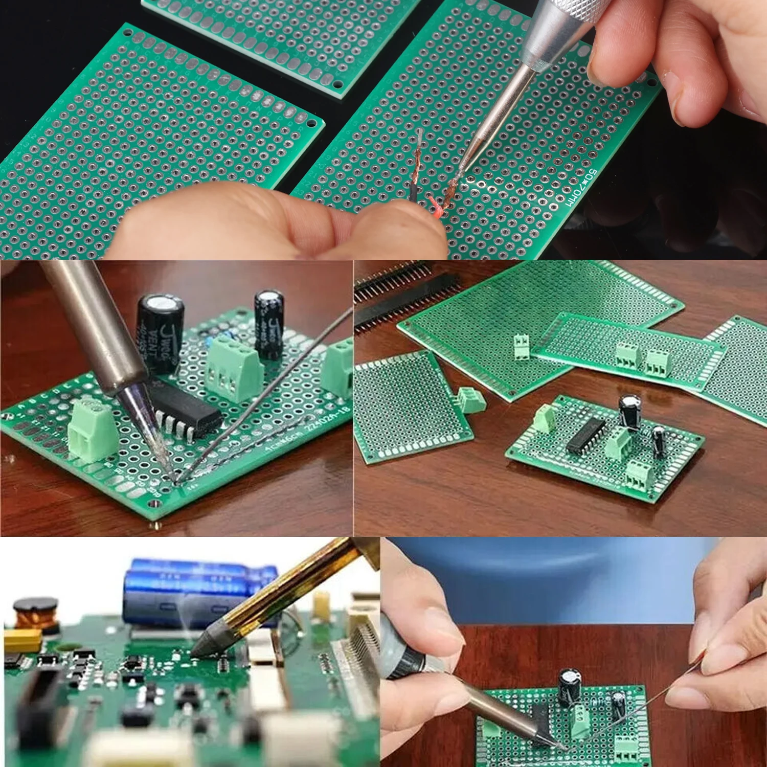 5x7 سنتيمتر 4x6 سنتيمتر ضعف الجانب النموذج DIY بها بنفسك طابعة مجلس العالمي الدوائر المطبوعة لوحة دارات مطبوعة Protoboards ثلاثية الأبعاد ملحقات الطابعة #2