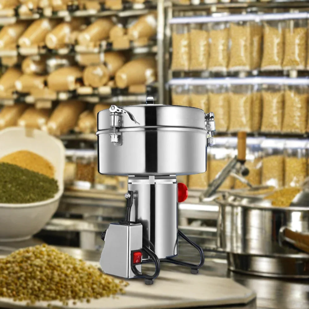 MJ 4500G Mini Commercial Flour mill Rice Corn Cocoa Soybean Coffee Pepper Flour Sesame Home Powder Grinding Machine