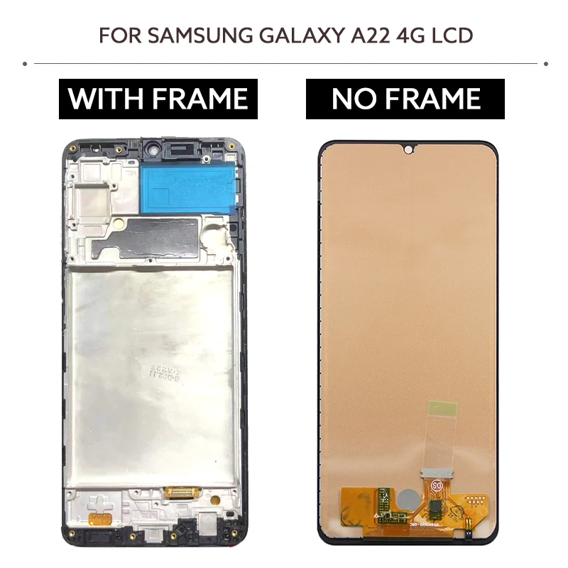 AMOLED Display Für Samsung Galaxy A22 4G LCD Display Touchscreen Digitizer SM-A225F A225F/DS A225M A225M/DS Bildschirm Ersatz