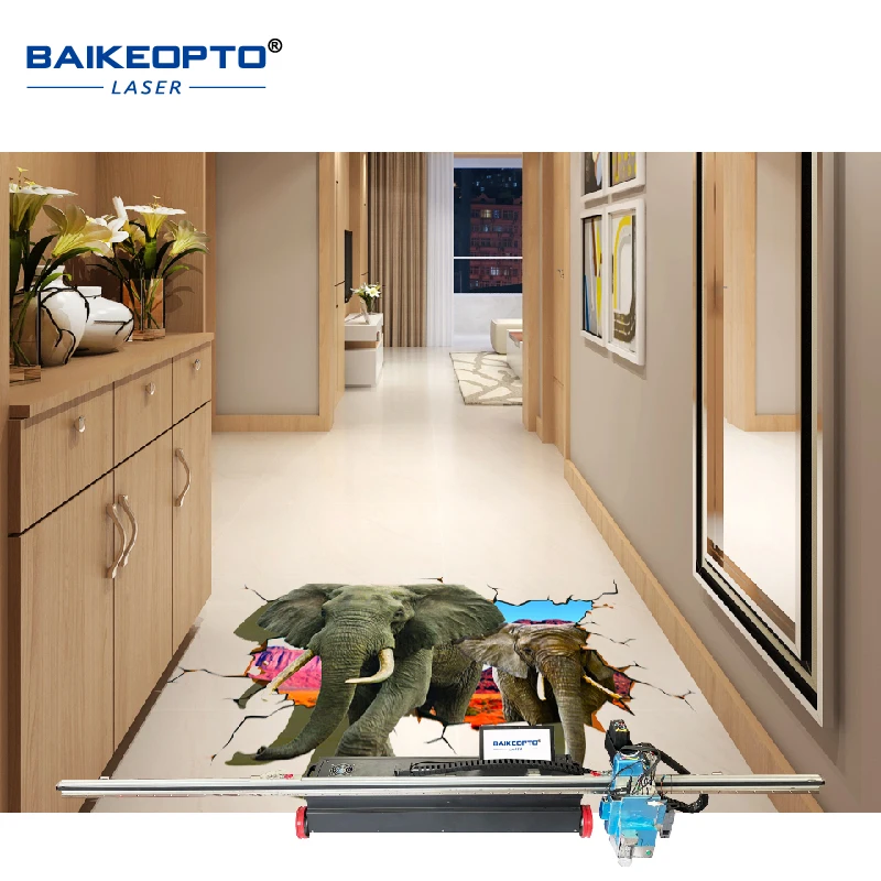 Groothandelsprijs 3D UV AI Ground Inkjet Printer Parkeerplaats Schildermachine