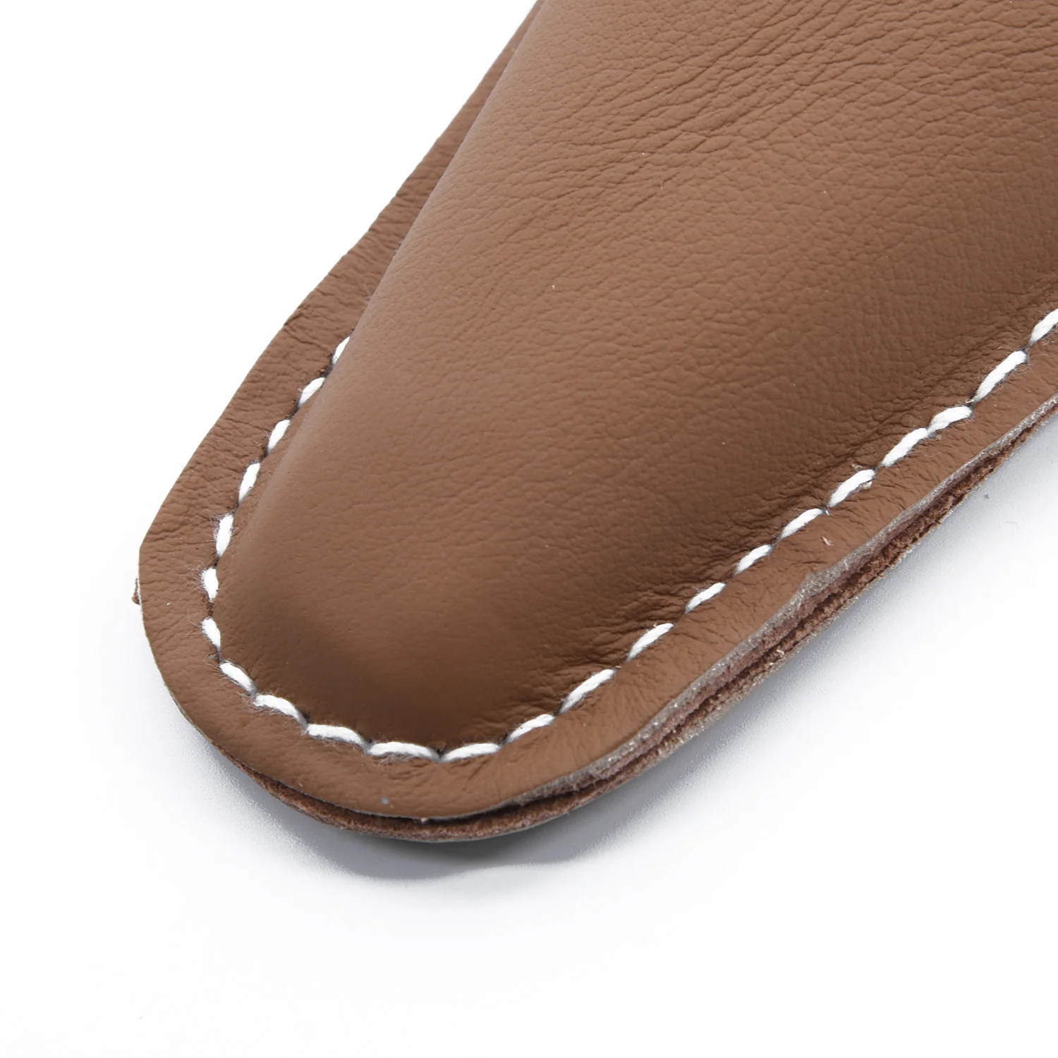 Useful Tool Bag Light Portable Pouch Pruning Scissor Case Leather Material Light-Brown Tool Bag Leather Pro 1pc