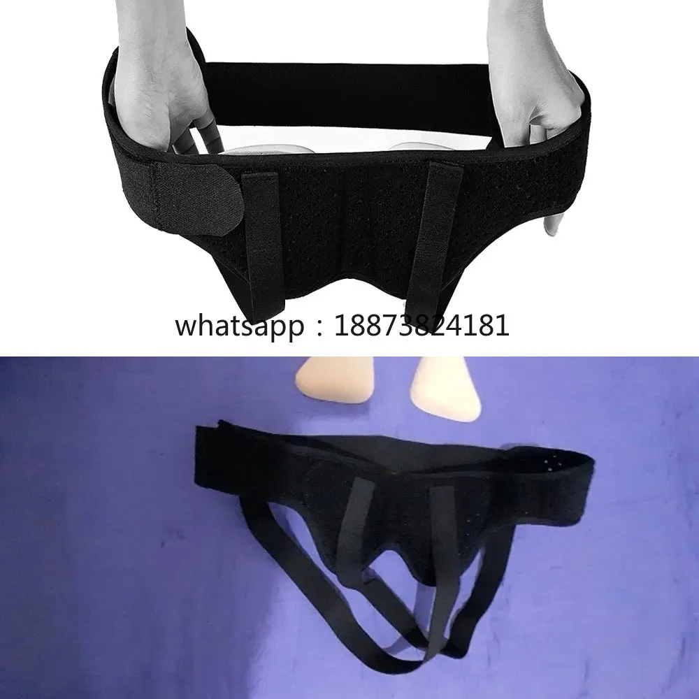 5 Sizes Hernia Belt Truss for Inguinal or Sports Hernia Support Brace Pain Relief Recovery Strap with Removable Compression Pads