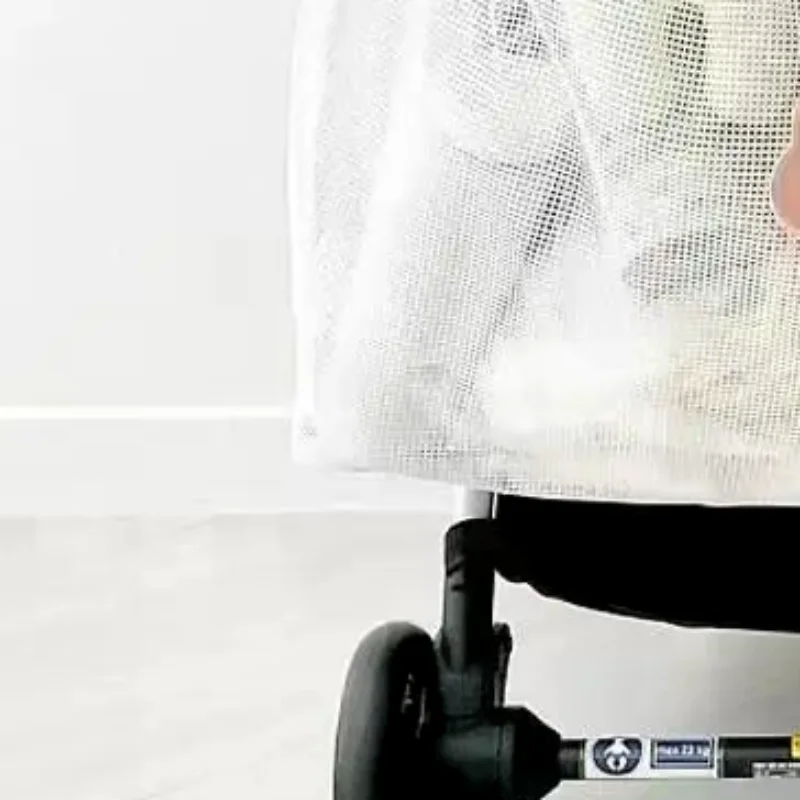 

Многоразовая подвесная сумка для коляски, летняя сетчатая сумка-органайзер для коляски, сумка для подгузников и детских принадлежностей, вместительный аксессуар для коляски