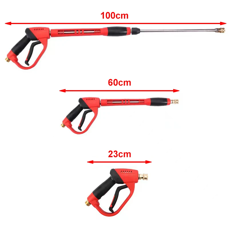 3 In 1 High Pressure Water Gun 5000psi Car Wash Agricultural Watering, Garden Watering with Replacement Wand Extension