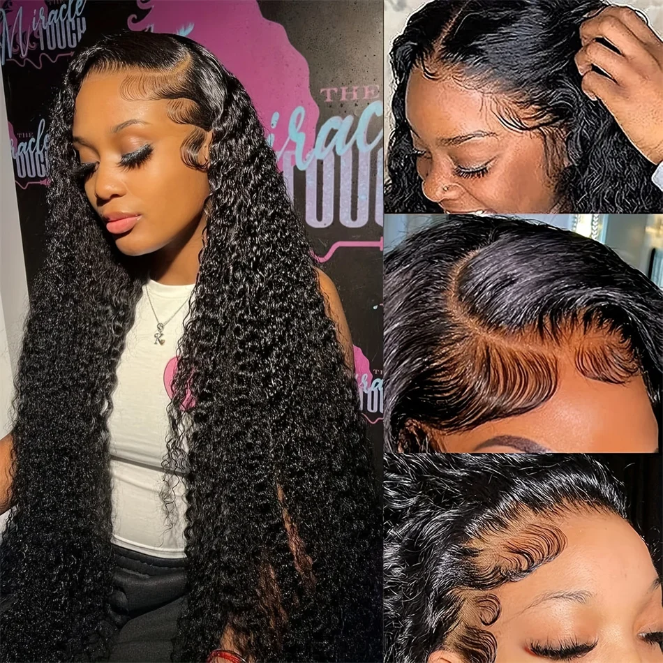 200% Dichtheid 13X6 Deep Wave Lace Front Pruiken Menselijk Haar 13X4 Krullend Kant Front Menselijk Haar Pruik Pre Geplukt Voor Vrouwen