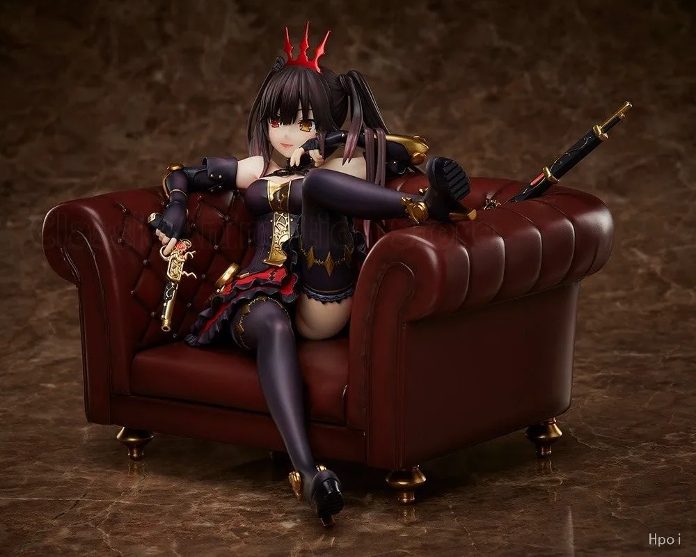 

【Оригинал】KADOKAWA KDcolle DATE A LIVE Kurumi Tokisaki Женский император 1/7 Модель игрушки