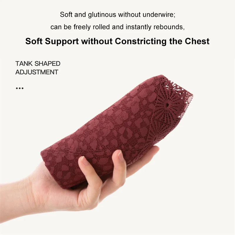 حمالة صدر كبيرة الحجم للنساء ملابس داخلية مثيرة ساخنة ملابس داخلية نسائية بدون أسلاك حمالات صدر بدون خياطة حمالة صدر دانتيل علوية للنساء Bralette De Mujer