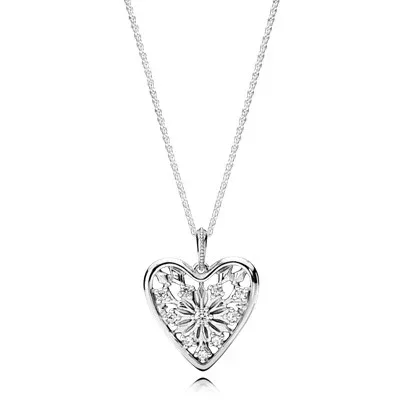 

NEW Hearts Of Winter Original Copy Necklace Has Logo 100% 925 Sterling Silver Foundation Manufacturer Wholesale Free Mail