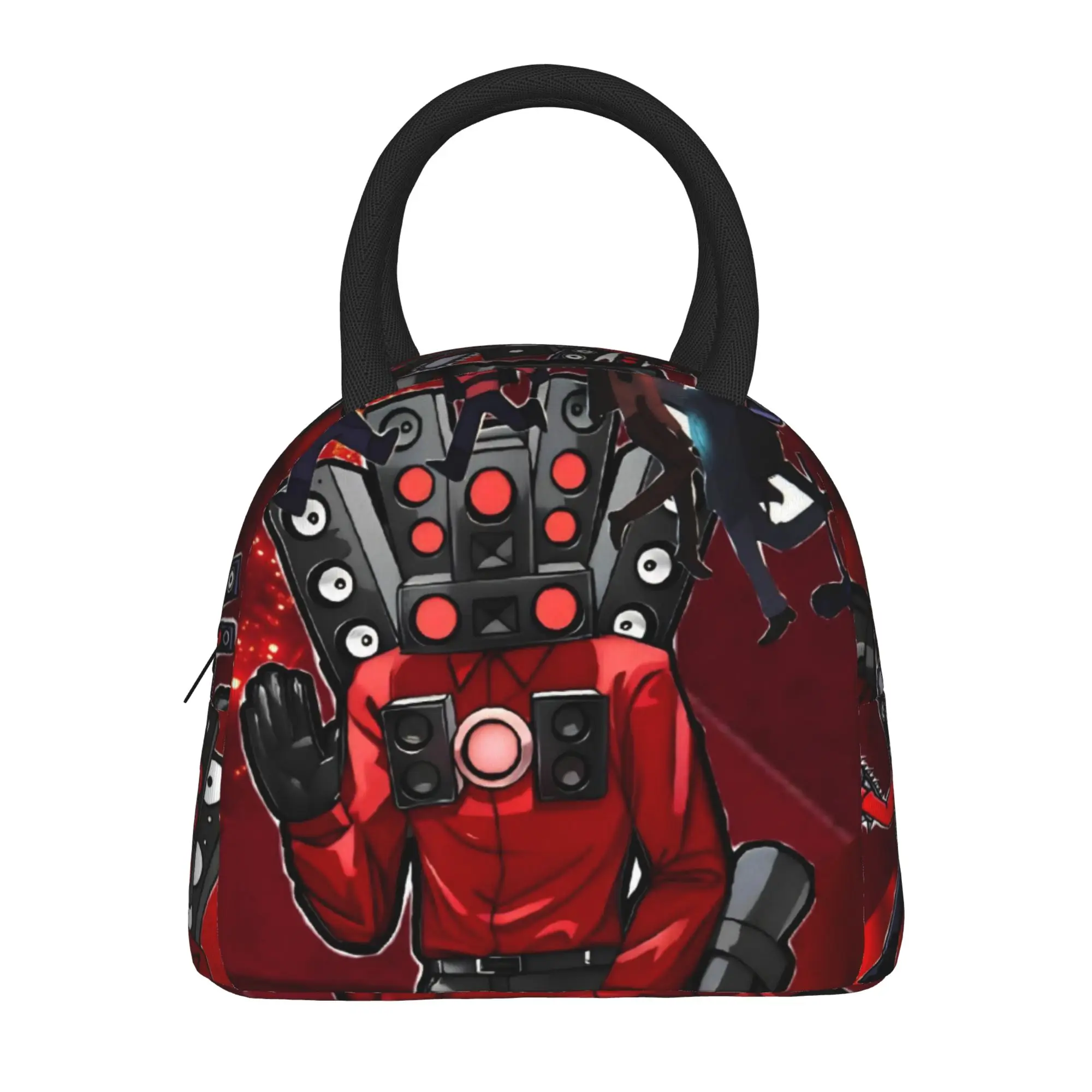 Titan Speakerman Skibidi Toilet Thermal Insulated Lunch Bags for Work  Reusable Bento Box Men Women Thermal Cooler Lunch Boxes