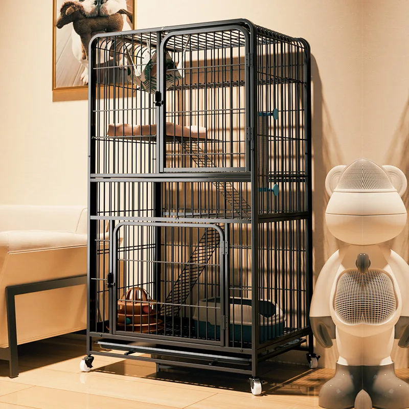 Villa three floors large free space wholesale cat cage luxury cat house