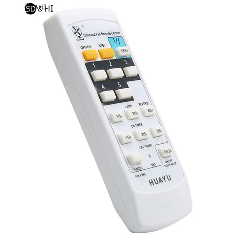 RM-F989 Universal Fan Remote Controller Fan Remote Control Fan Hub On/Off Timer Speed Controls Easily Carrying