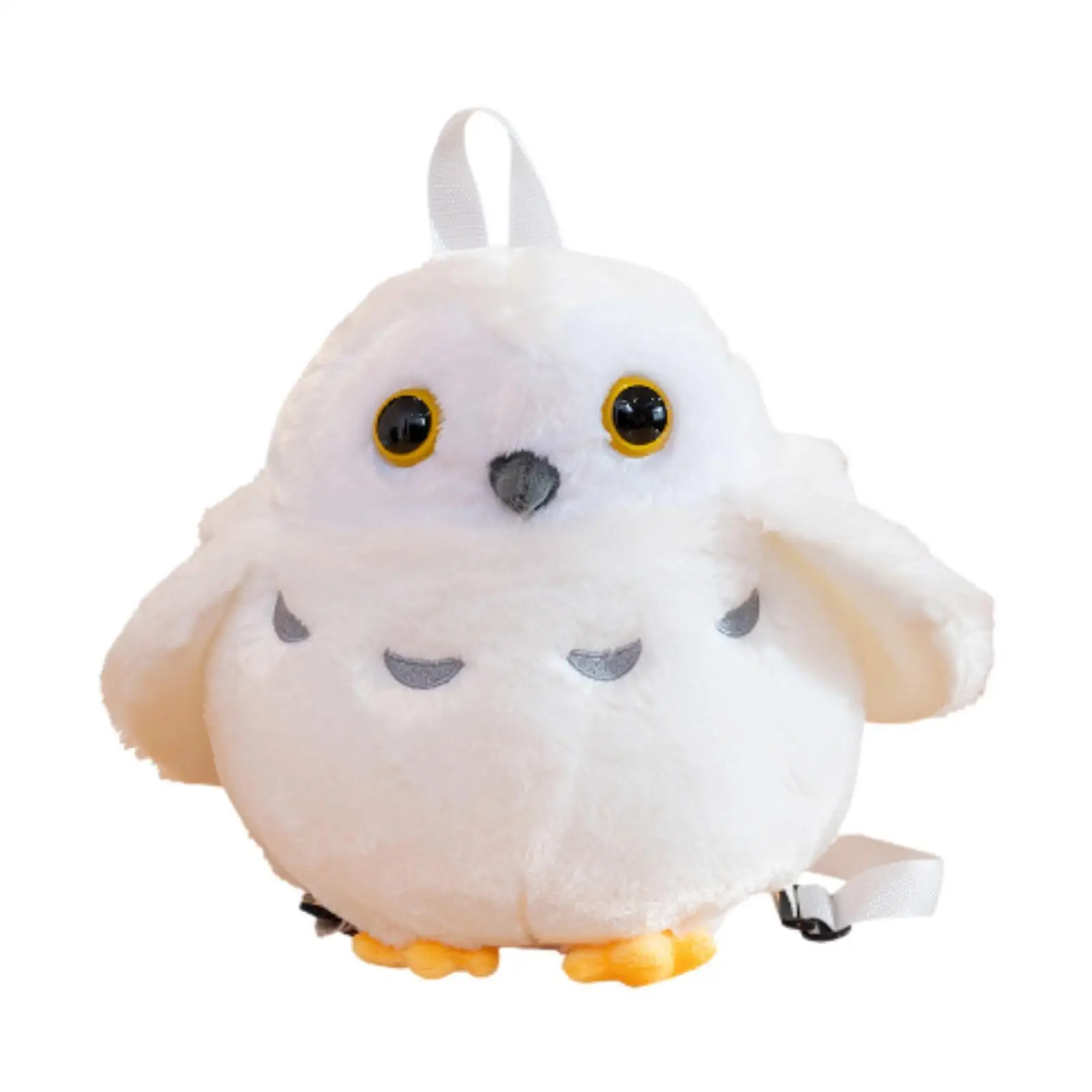 Owl Backpack Stylish Large Capacity Plush Bag for Children Teens Pet Lovers