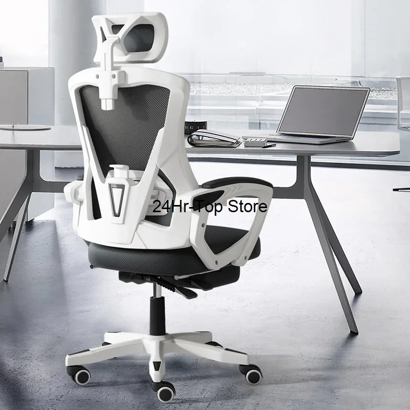 Home Adjustable Computer Gaming Chairs Office Reclining Lift Swivel with Pedal Gamer Chairs Student Seat Backrest Human Chair