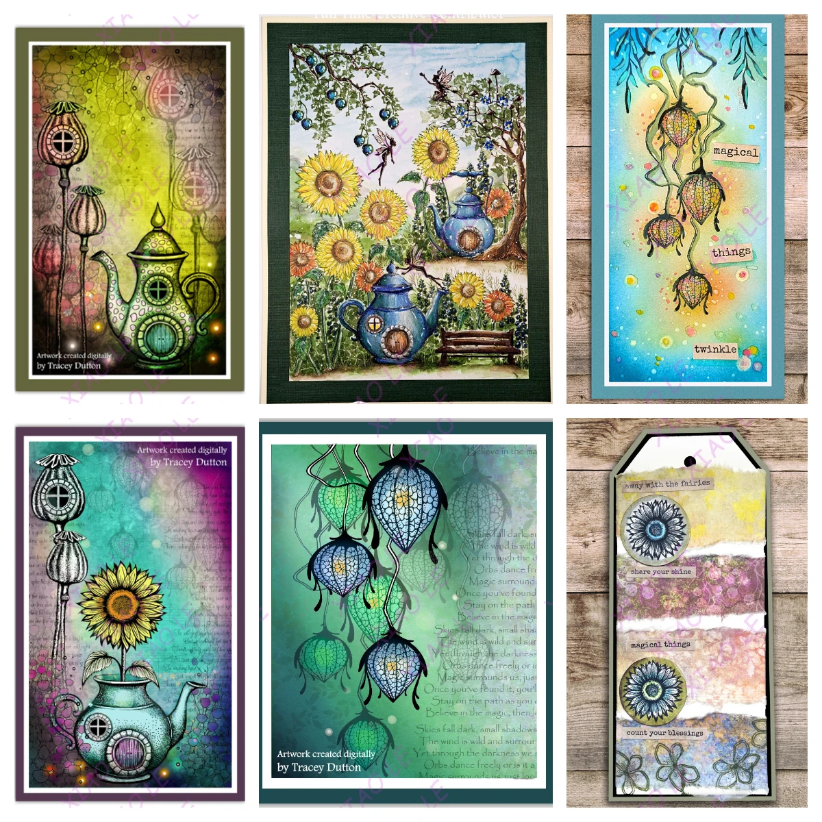 

New The Twilight Tea Collection Clear Stamps Scrapbook Diary Decoration Embossing Template Diy Greeting Card Handmade