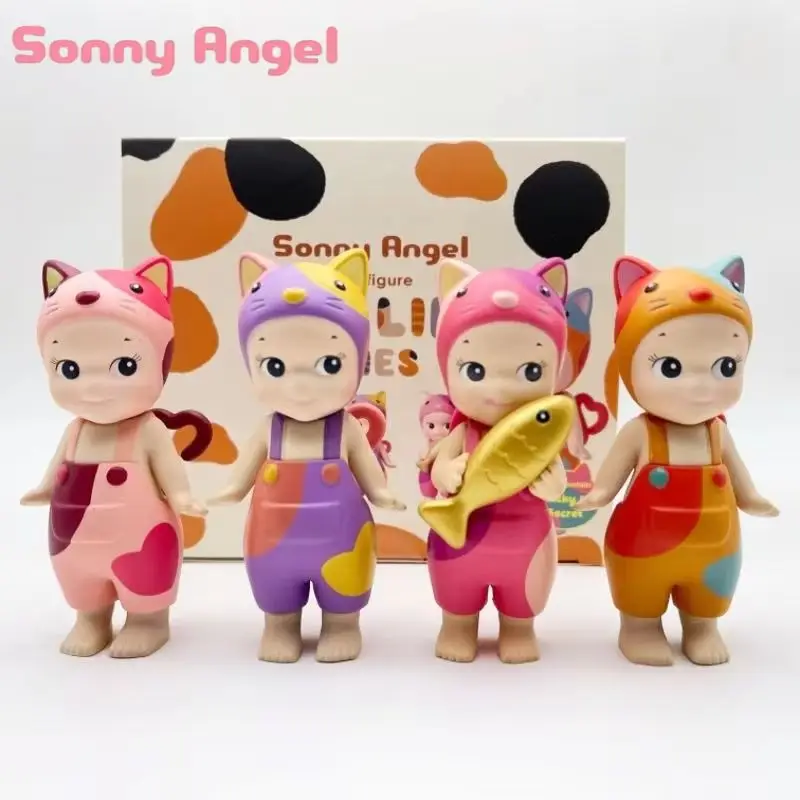 Hot Sale 1:1 Replica Anime Sonny Angel Cat Life Series Cherry Blossom Limited Edition Blind Box Ornaments Kid Toy Birthday Gifts