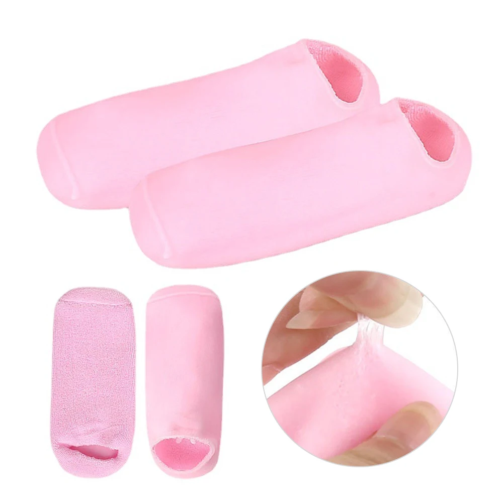 1 paio di calzini per la cura dei piedi e delle mani guanti idratanti in Gel di Silicone calzini per la cura della pelle dei piedi protezioni per le