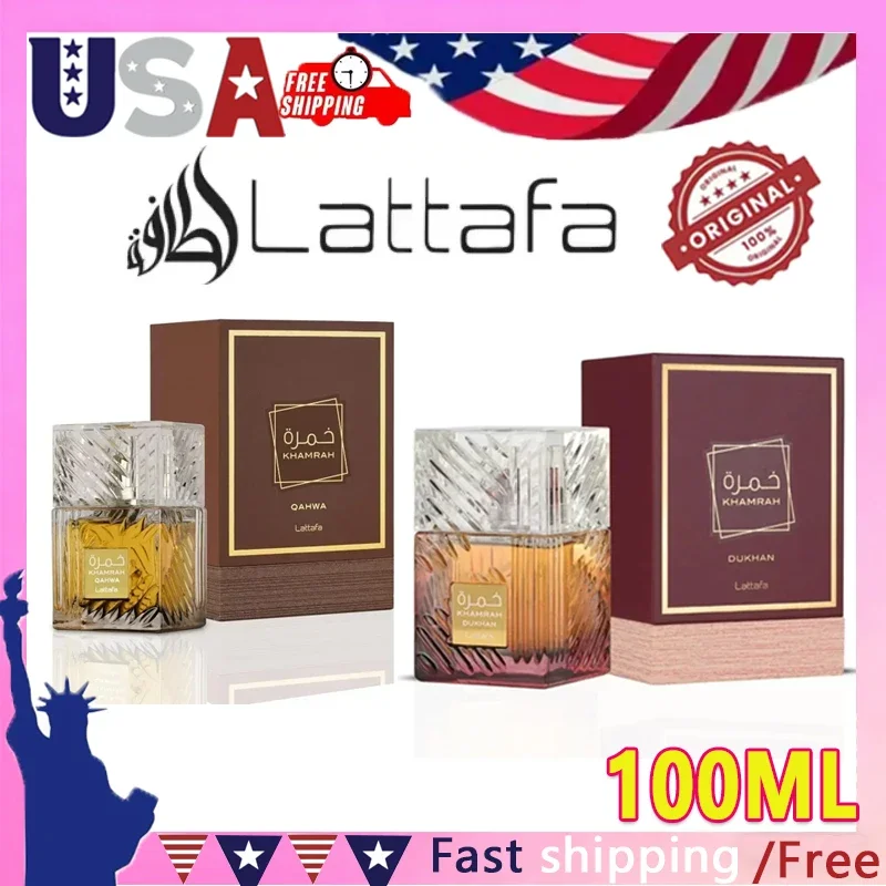 100 ml Parfüme Khamrah Naher Osten Arabisch Neutral High-End-Duft Parfüm Langlebige Herren Köln Parfum Geschenke